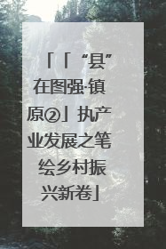 「“县”在图强·镇原②」执产业发展之笔 绘乡村振兴新卷