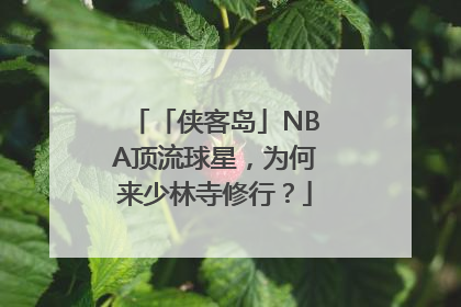 「侠客岛」NBA顶流球星，为何来少林寺修行？
