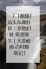 「视频」汕头东湖社区：乡愁归处 希望新生｜大美岭南·百村焕新记