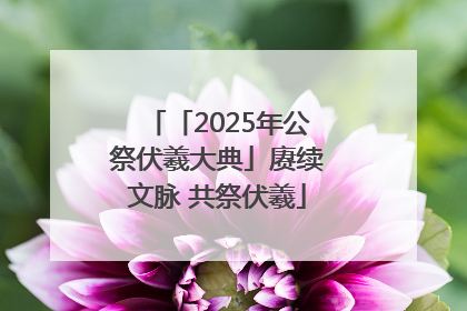 「2025年公祭伏羲大典」赓续文脉 共祭伏羲
