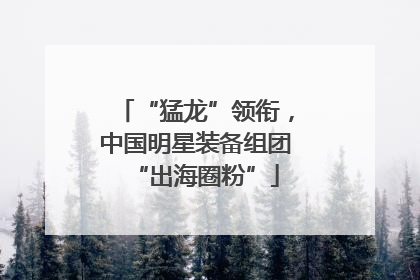 “猛龙”领衔，中国明星装备组团“出海圈粉”