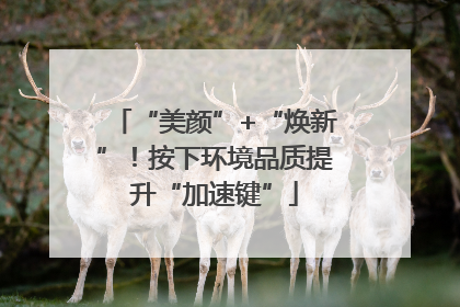 “美颜”+“焕新”！按下环境品质提升“加速键”