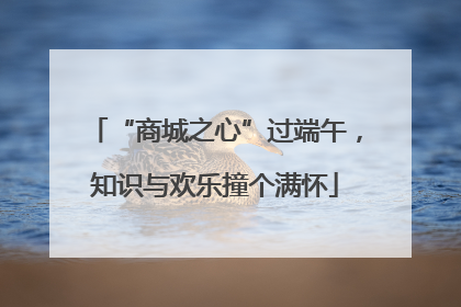 “商城之心”过端午，知识与欢乐撞个满怀