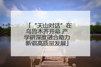 “天山对话”在乌鲁木齐开幕 产学研深度融合助力新疆高质量发展