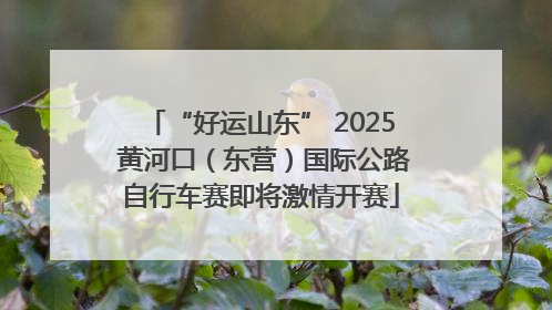 “好运山东” 2025 黄河口（东营）国际公路自行车赛即将激情开赛