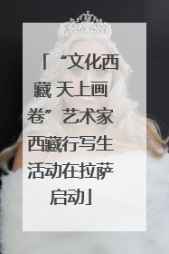 “文化西藏 天上画卷”艺术家西藏行写生活动在拉萨启动