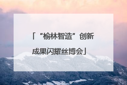 “榆林智造”创新成果闪耀丝博会