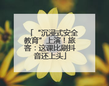 “沉浸式安全教育”上演！旅客：这课比刷抖音还上头