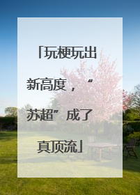 玩梗玩出新高度，“苏超”成了真顶流