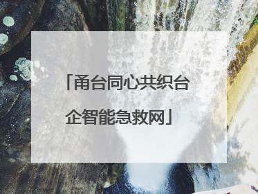 甬台同心共织台企智能急救网