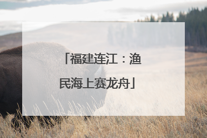 福建连江：渔民海上赛龙舟