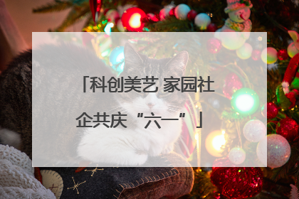 科创美艺 家园社企共庆“六一”