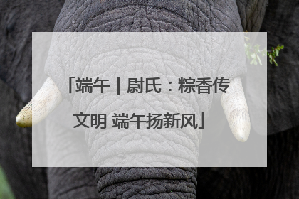 端午｜尉氏：粽香传文明 端午扬新风