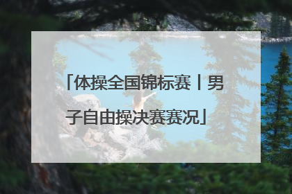 体操全国锦标赛丨男子自由操决赛赛况