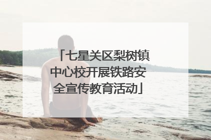 七星关区梨树镇中心校开展铁路安全宣传教育活动