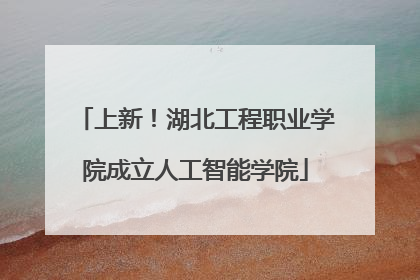 上新！湖北工程职业学院成立人工智能学院