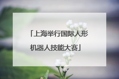 上海举行国际人形机器人技能大赛