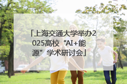 上海交通大学举办2025高校“AI+能源”学术研讨会