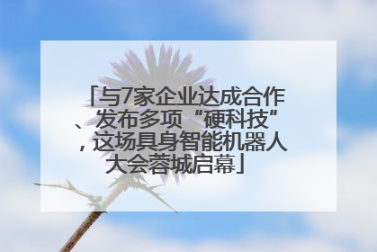与7家企业达成合作、发布多项“硬科技”，这场具身智能机器人大会蓉城启幕