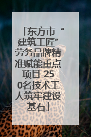 东方市“建筑工匠”劳务品牌精准赋能重点项目 250名技术工人筑牢建设基石