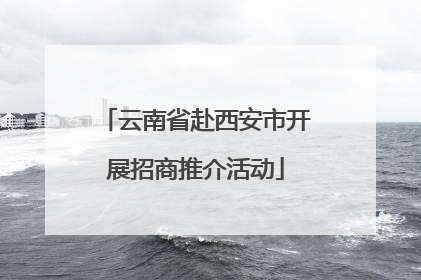 云南省赴西安市开展招商推介活动