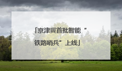 京津冀首批智能“铁路哨兵”上线