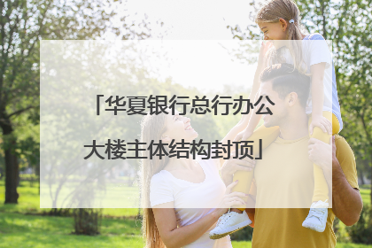 华夏银行总行办公大楼主体结构封顶