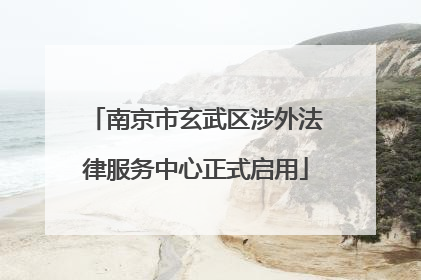 南京市玄武区涉外法律服务中心正式启用