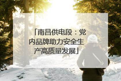 南昌供电段：党内品牌助力安全生产高质量发展