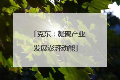 克东：凝聚产业发展澎湃动能