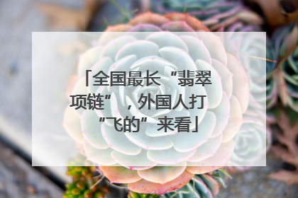 全国最长“翡翠项链”，外国人打“飞的”来看