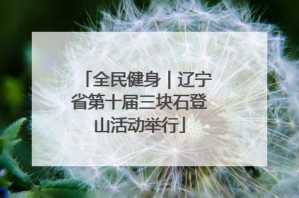 全民健身｜辽宁省第十届三块石登山活动举行