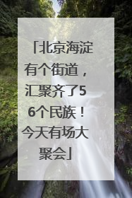 北京海淀有个街道，汇聚齐了56个民族！今天有场大聚会
