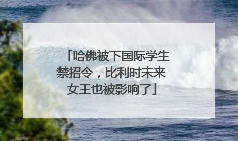 哈佛被下国际学生禁招令，比利时未来女王也被影响了