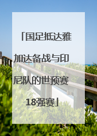国足抵达雅加达备战与印尼队的世预赛18强赛