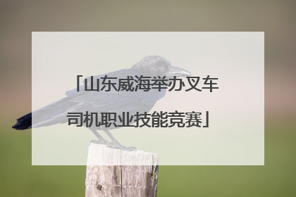 山东威海举办叉车司机职业技能竞赛