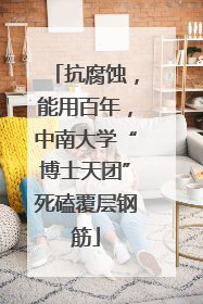 抗腐蚀，能用百年，中南大学“博士天团”死磕覆层钢筋
