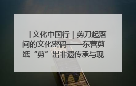 文化中国行｜剪刀起落间的文化密码——东营剪纸“剪”出非遗传承与现代生活的融合之道