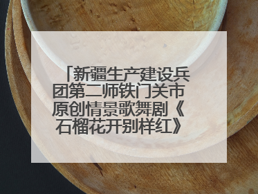 新疆生产建设兵团第二师铁门关市原创情景歌舞剧《石榴花开别样红》将来河北巡演