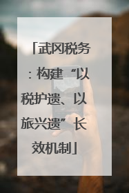 武冈税务：构建“以税护遗、以旅兴遗”长效机制