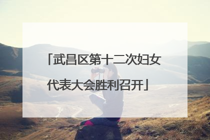武昌区第十二次妇女代表大会胜利召开