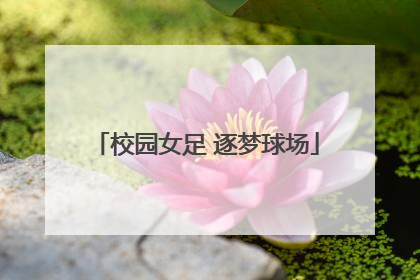 校园女足 逐梦球场