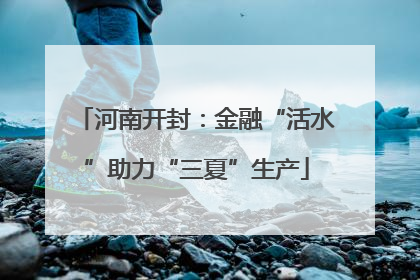 河南开封：金融“活水”助力“三夏”生产