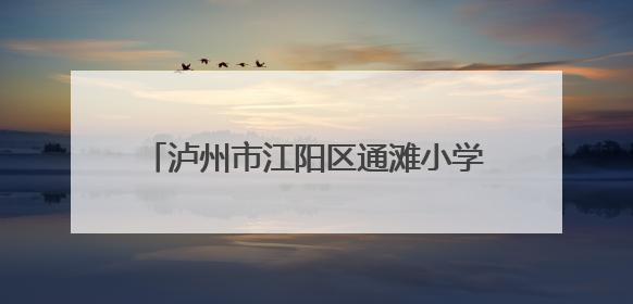 泸州市江阳区通滩小学开展“校园周边环境清扫”劳动实践志愿活动