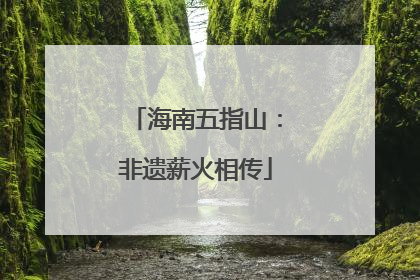 海南五指山：非遗薪火相传