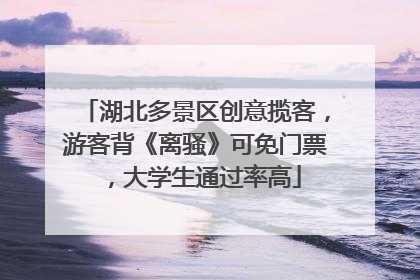 湖北多景区创意揽客，游客背《离骚》可免门票，大学生通过率高