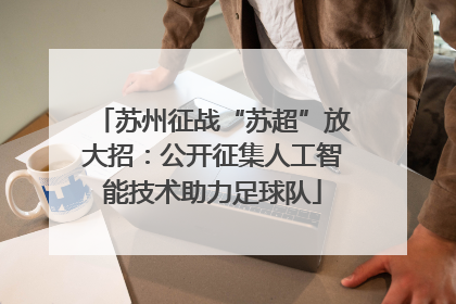 苏州征战“苏超”放大招：公开征集人工智能技术助力足球队