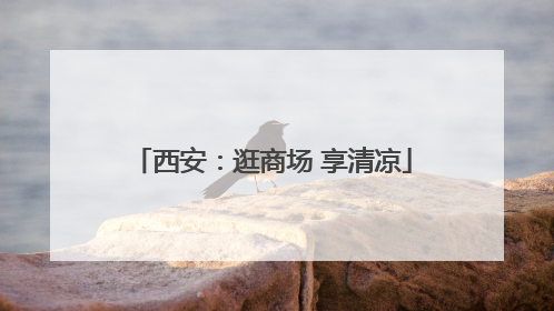西安：逛商场 享清凉