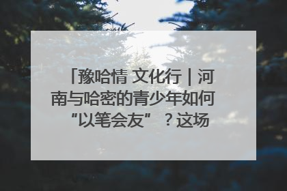 豫哈情 文化行｜河南与哈密的青少年如何 “以笔会友”？这场书画展藏着答案