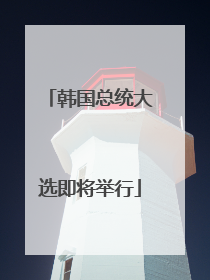 韩国总统大选即将举行